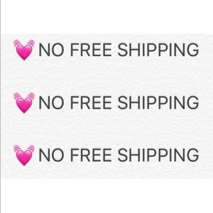 No free shipping